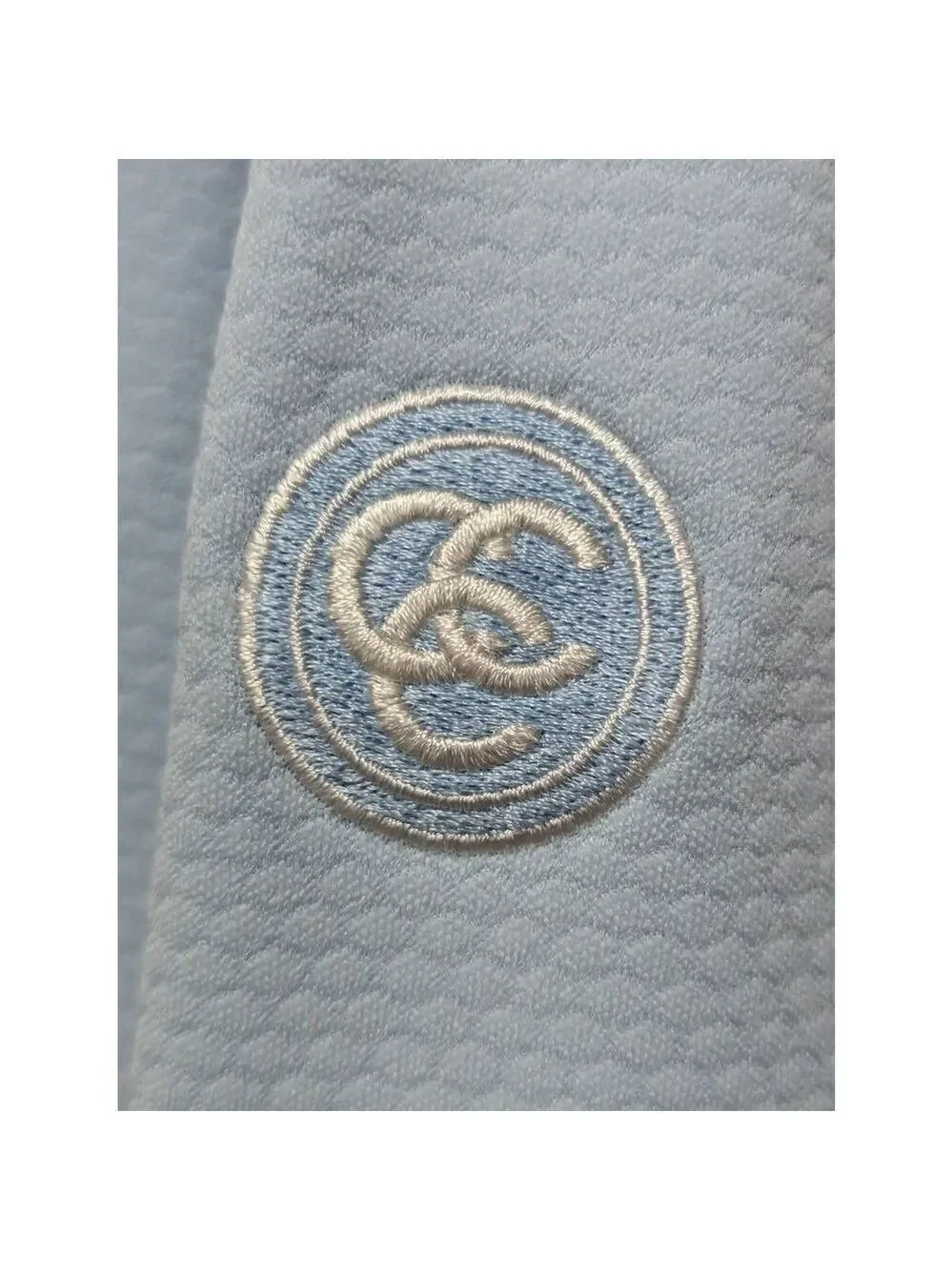 Nike Golf Women's Light Blue Dri-Fit 1/4 Zip Textured Pull-Over Sweatshirt Large